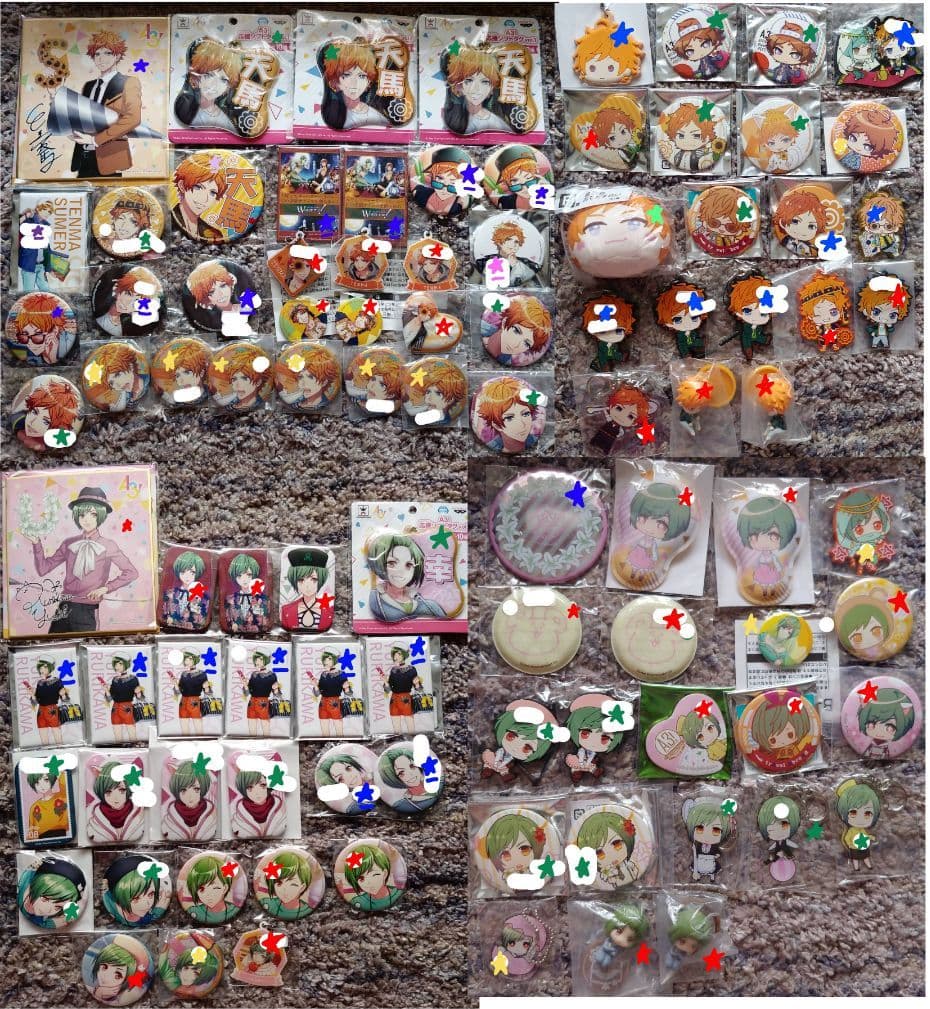 A3! グッズ 缶バッジ ラバスト アクキー等