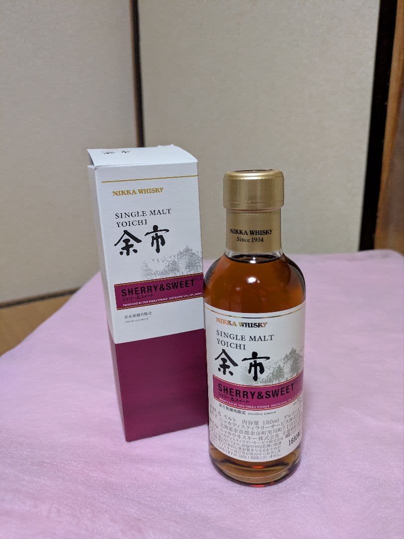 古酒 ニッカウヰスキー 余市 シングルモルト 180ml 3本セット