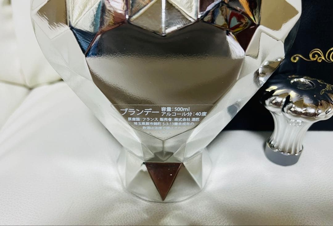 シェイプハート シルバー　プラチナム　クリスタル　替栓・化粧箱付 国産品　未開封