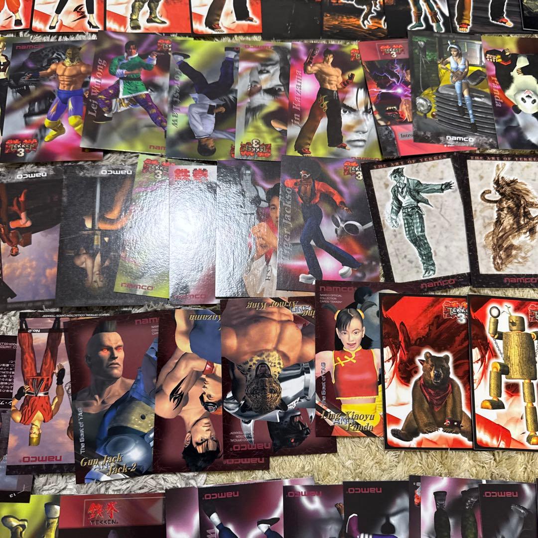 ナムコオフィシャルコレクションカード 鉄拳　150枚以まとめ売り【5361