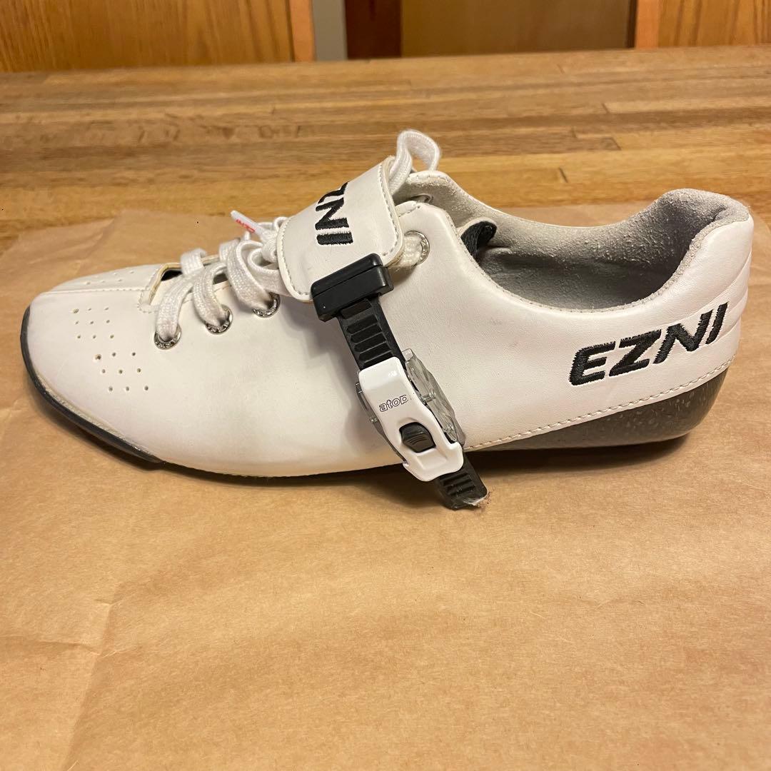 EZNI 自転車シューズ　トラックシューズ　25.5cm 競輪　ハンドメイド美品