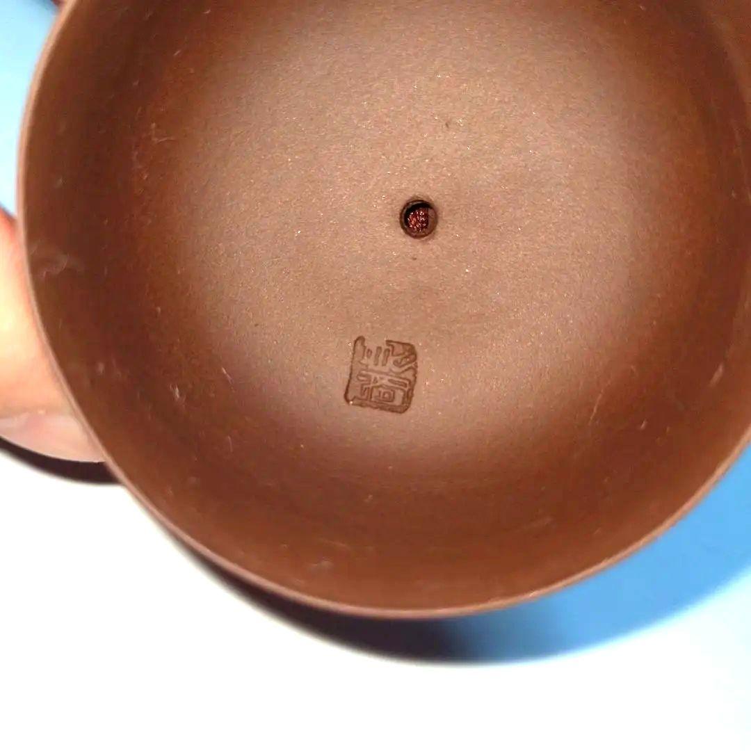 急須　中国製　陶器　未使用品　銘あり　煎茶器　茶器　茶道具