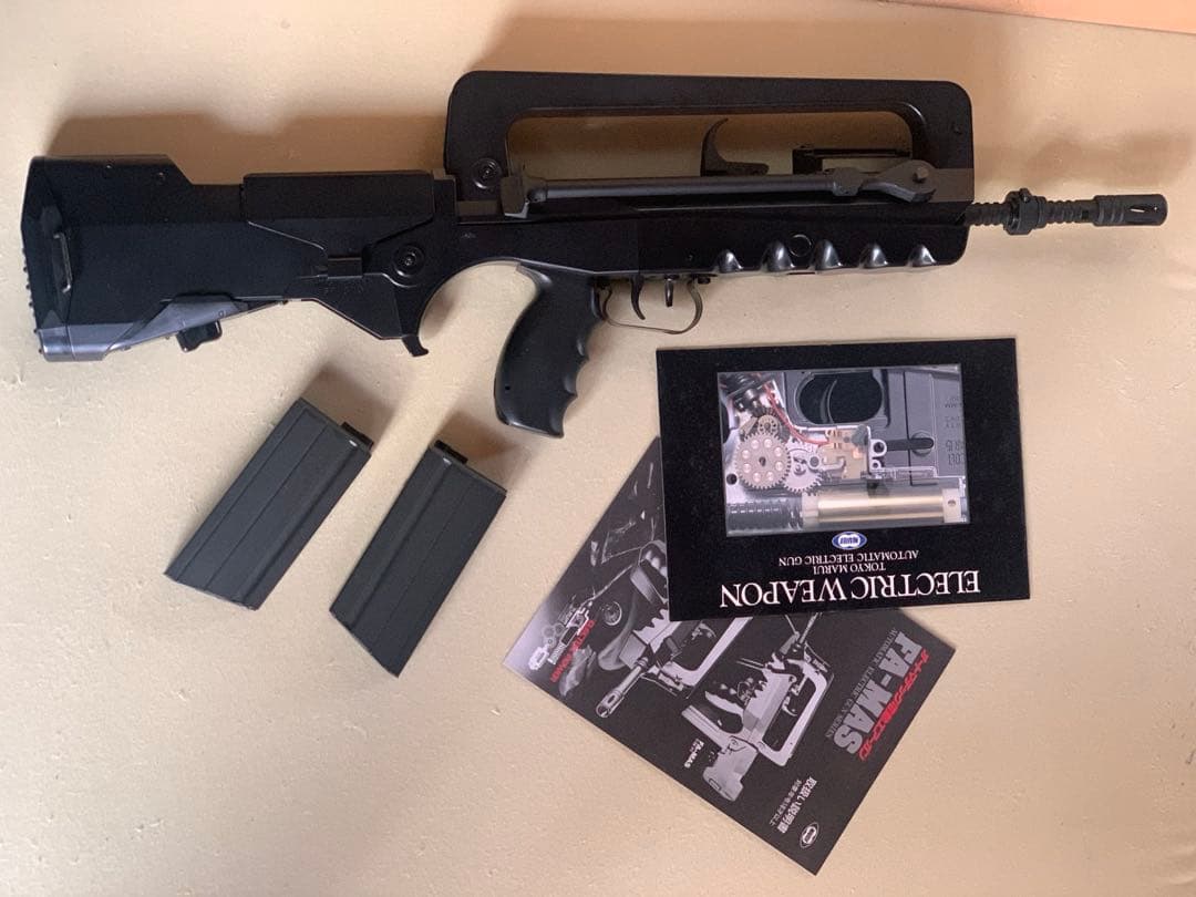 【現状品】東京マルイFA-MAS 5.56-F1電動ガンマガジンセット ファマス
