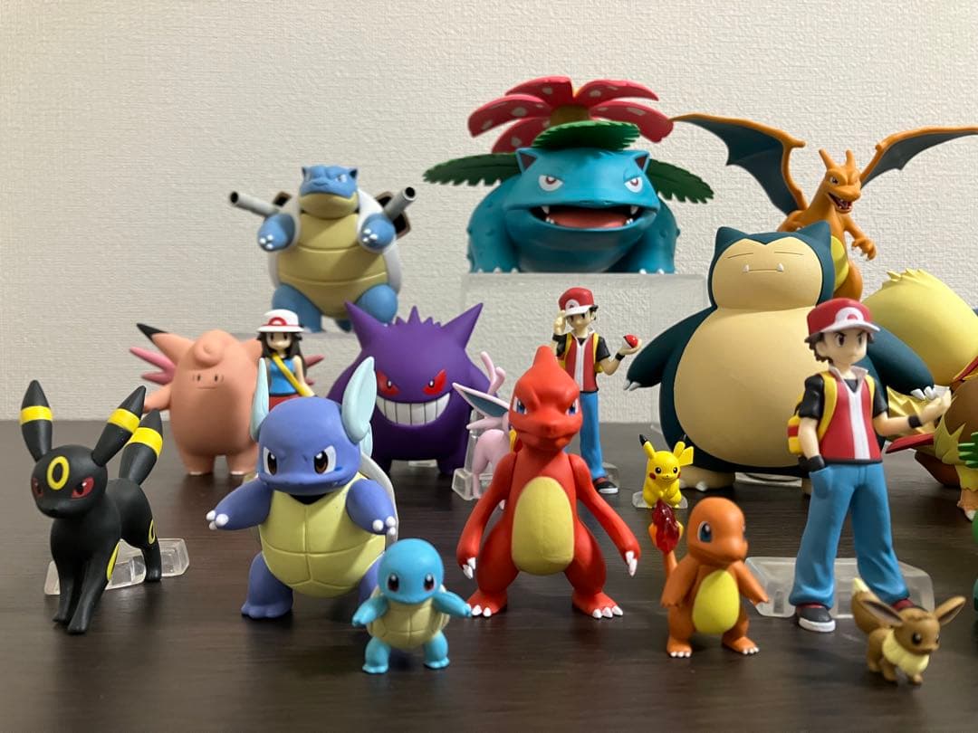 ポケモンスケールワールド　カントー地方セット　リーフ　サカキ　グリーン　　29体