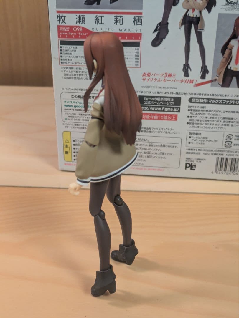 シュタインズゲート　figma 牧瀬紅莉栖 098 アクションフィギュア