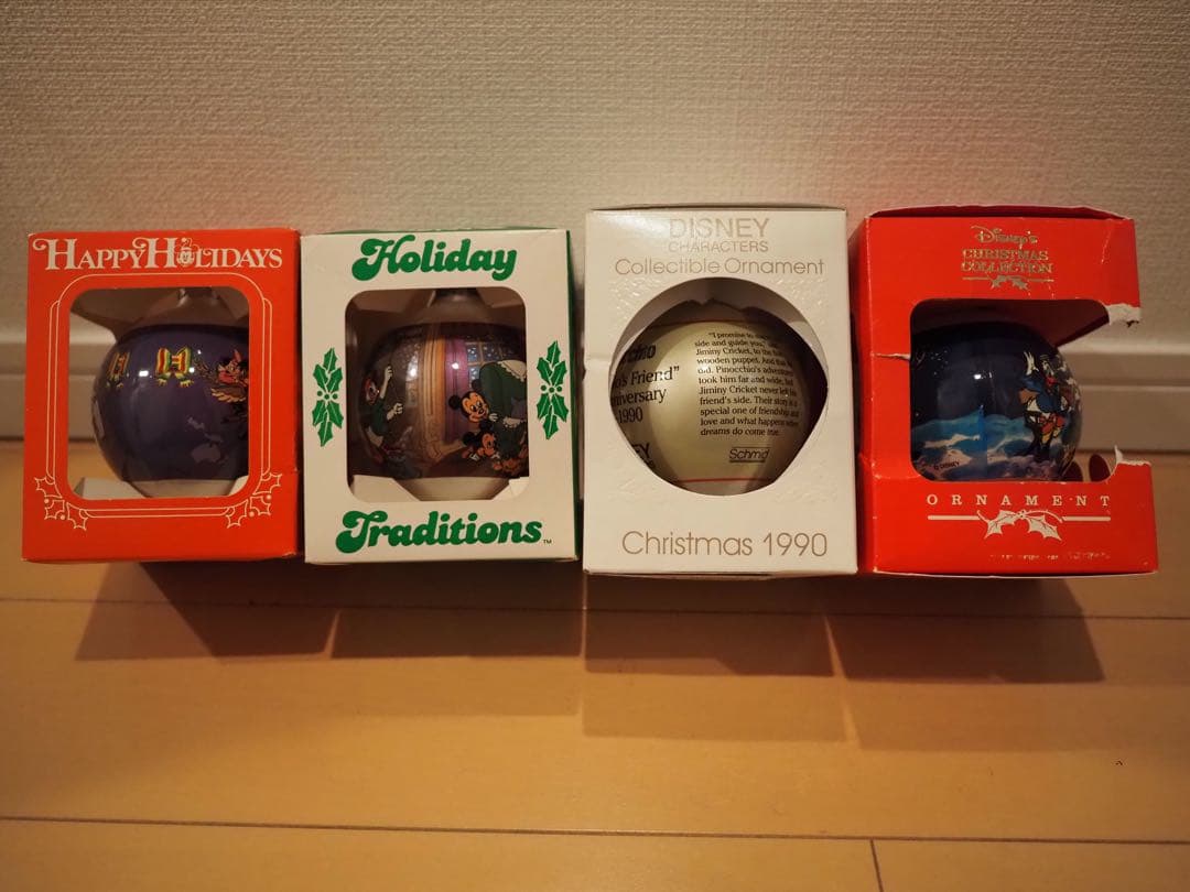 ディズニークリスマスオーナメントセット