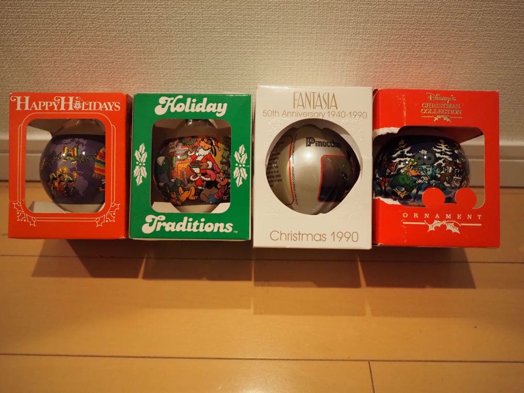 ディズニークリスマスオーナメントセット
