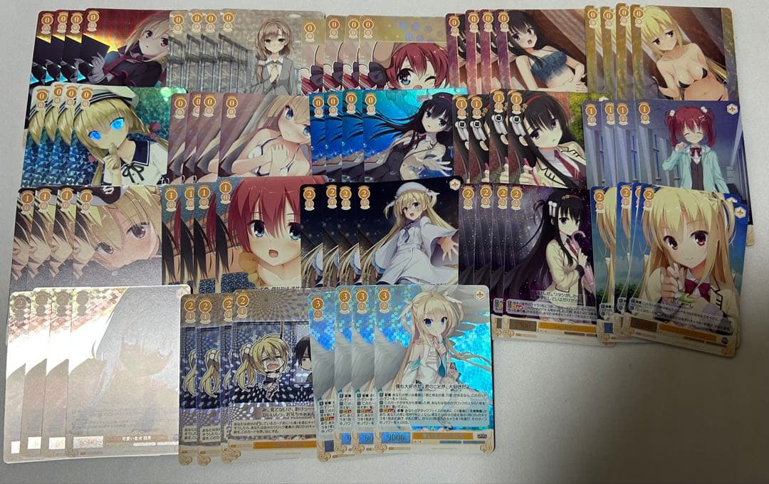 ヴァイスロゼ ゆずソフト SR 各種4枚セット 4コン