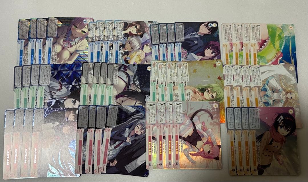 ヴァイスロゼ ゆずソフト SR 各種4枚セット 4コン