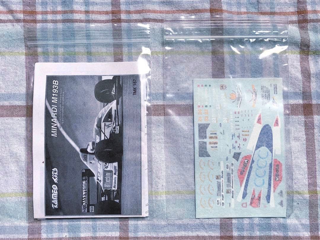 当時モノ タメオ 1/43 ミナルディ M193B・フォード Tameo