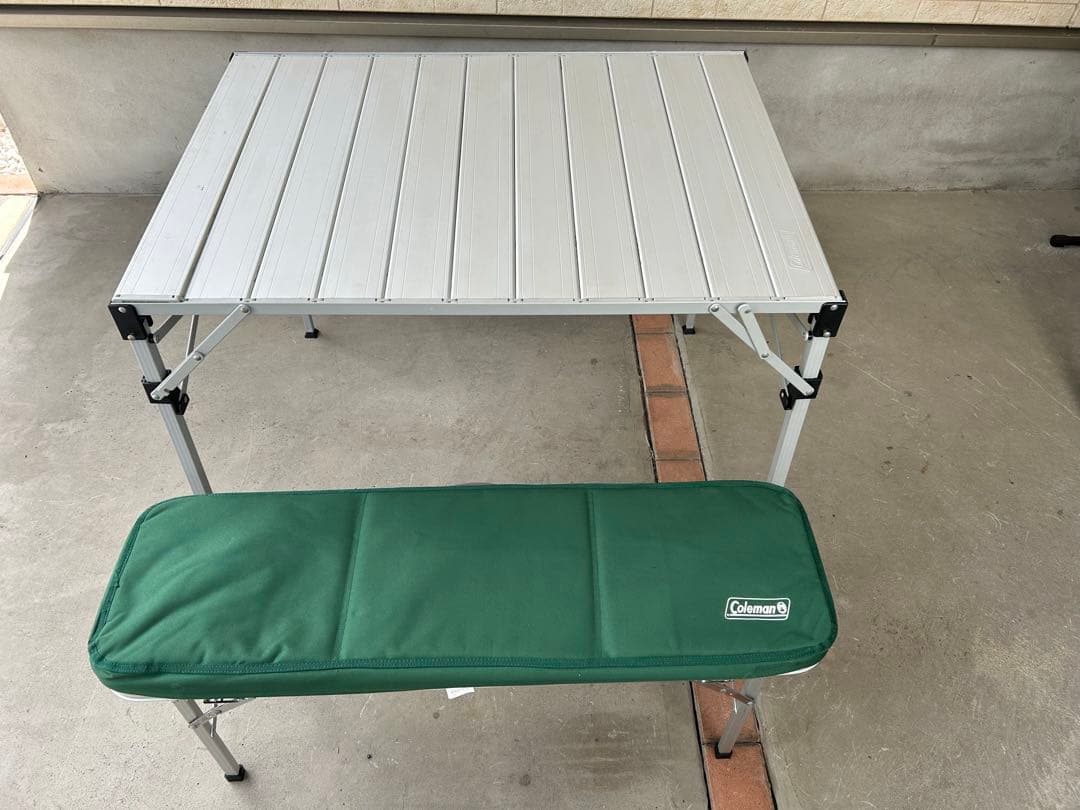 【程度良好】Colemanコールマン ピクニックテーブルベンチセット