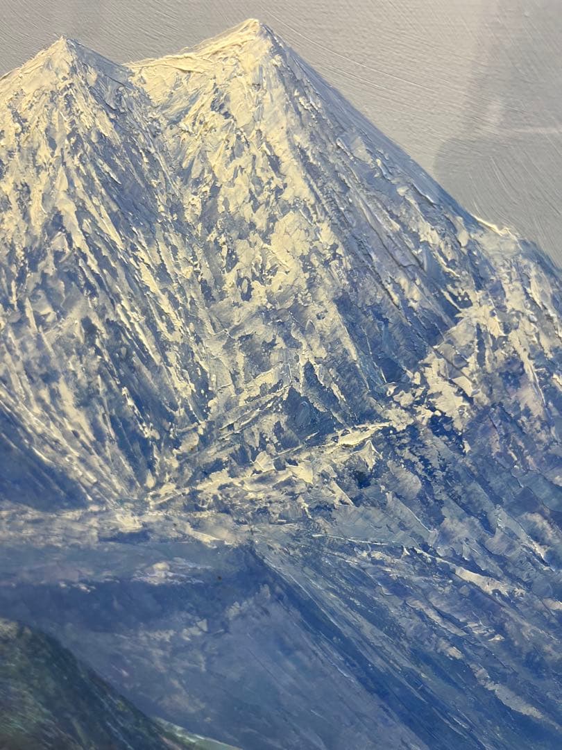 川島孝之　油絵　油彩　風景画　北アルプス