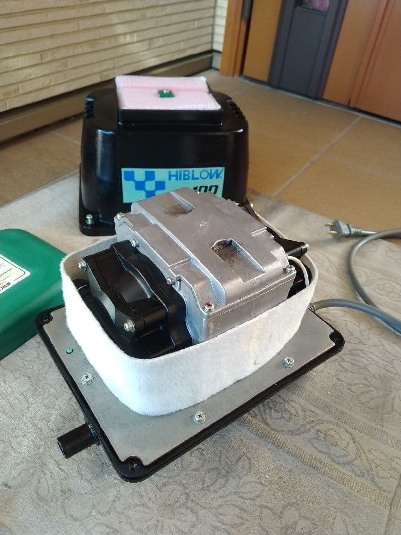 【強力//100L//テクノ高槻（HP-100）】エアポンプ　ブロワー　浄化槽