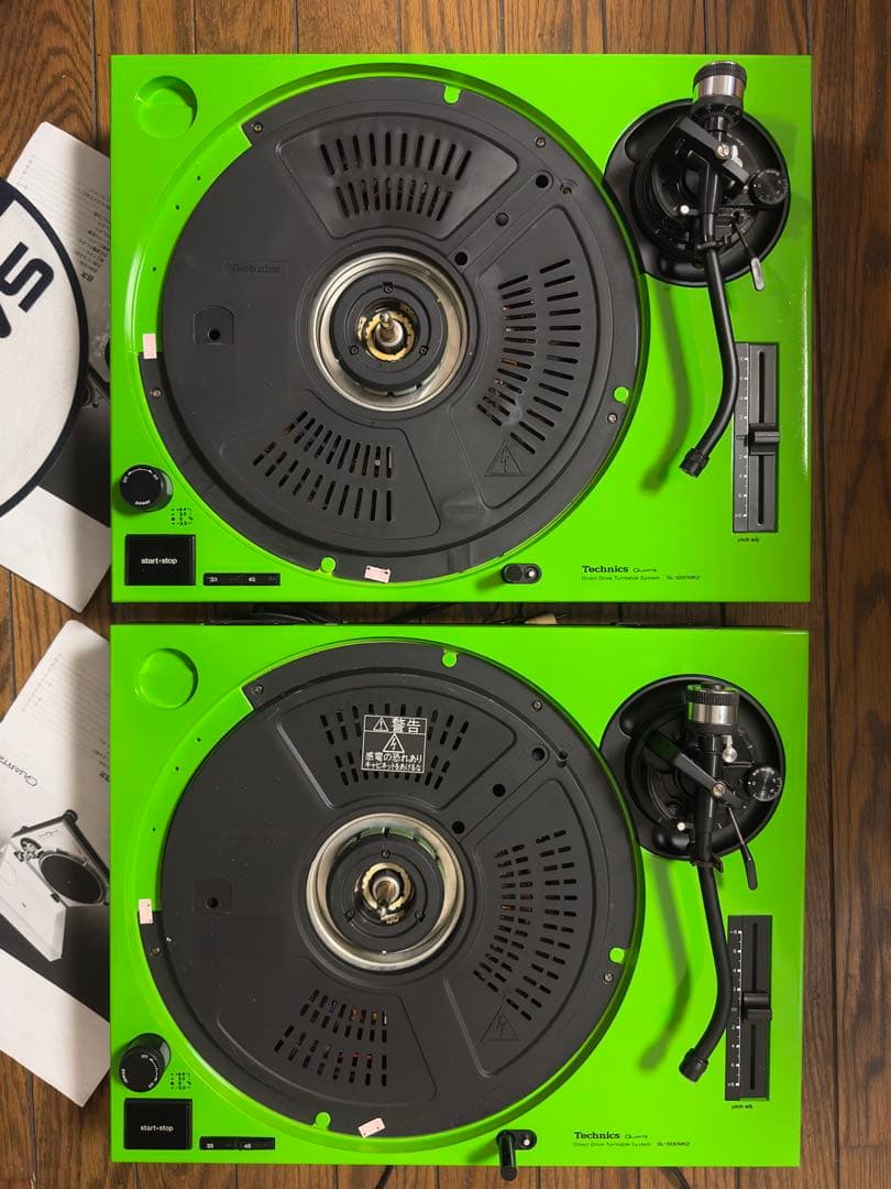 Technics SL-1200MK2 カスタム ターンテーブル2台