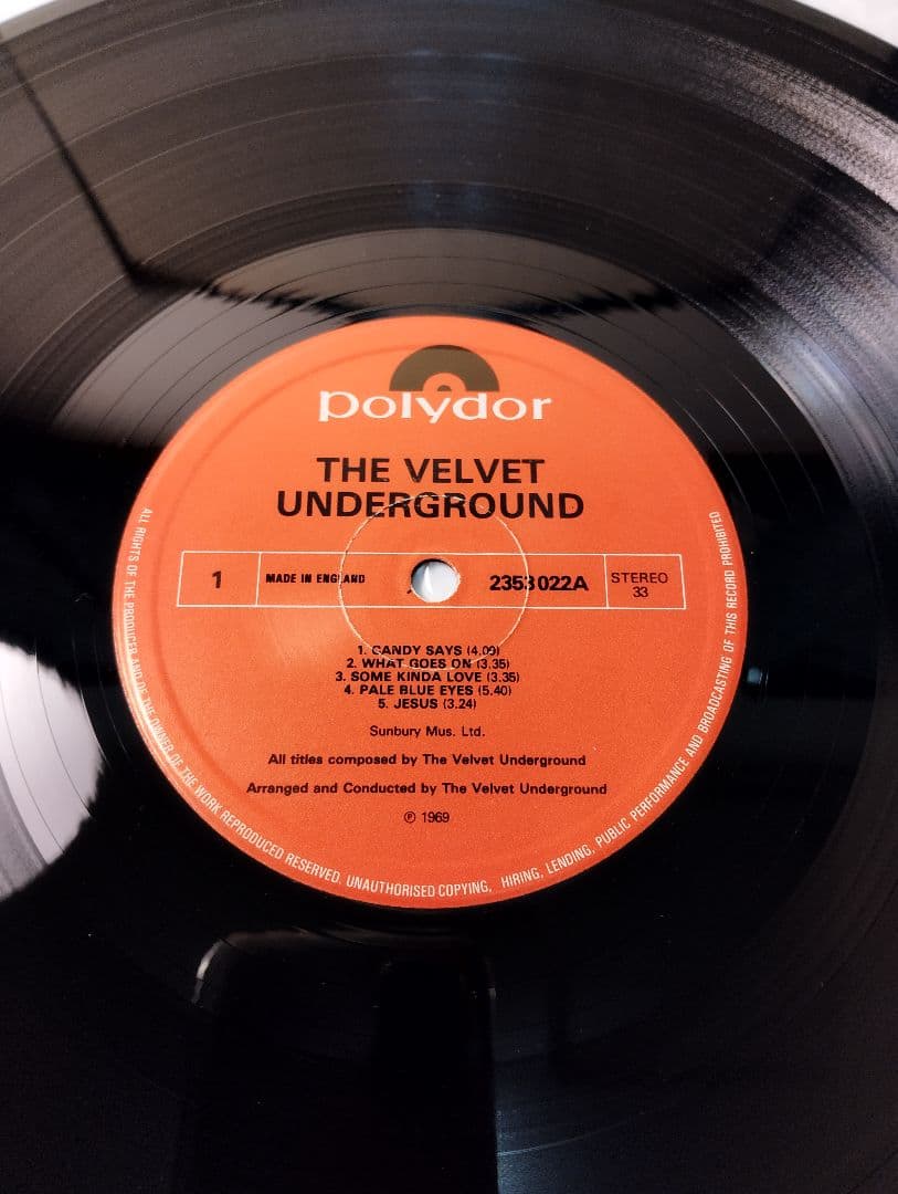The Velvet Underground 3rdアルバム UK盤アナログ