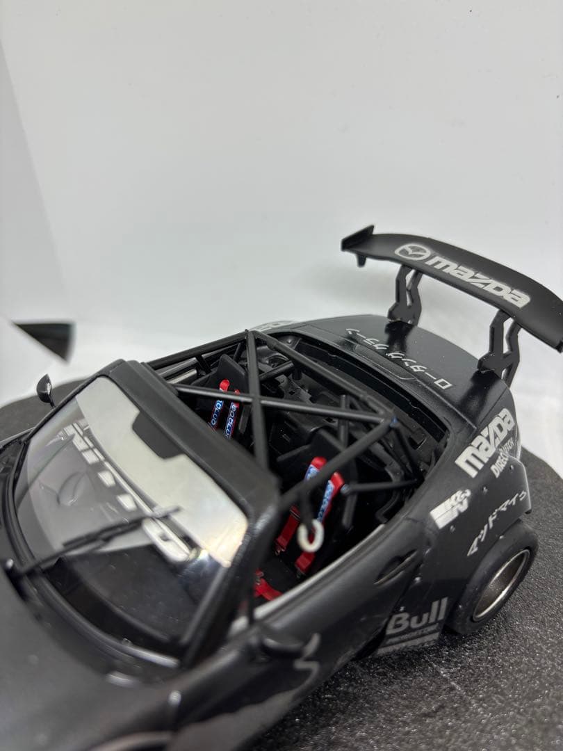 プラモデル完成品　タミヤ　マツダ　ロードスター　マッドマイク仕様　ドリフト