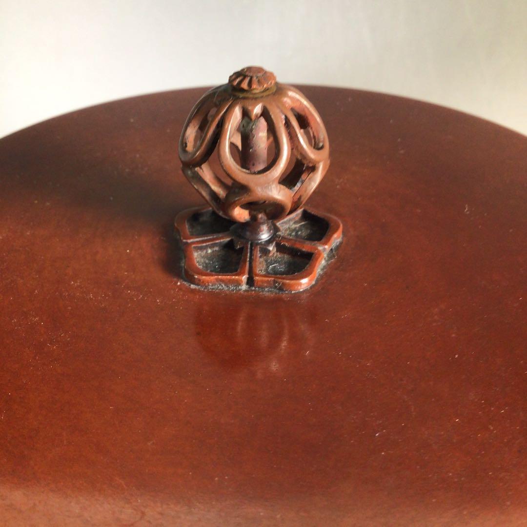 Ｎ６０２　茶釜　『釜師　金森紹栄造』『弾肌』『立口釜』　共箱　茶道具
