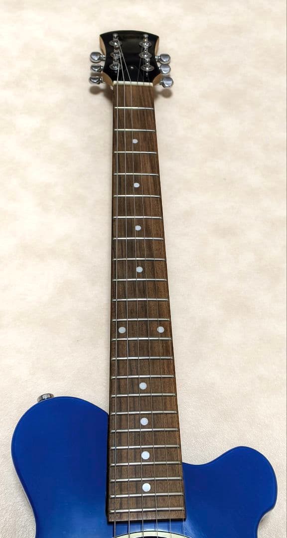 ★美品★PIGNOSE アンプ内蔵ミニギター ブルー ピグノーズ トラベルギター