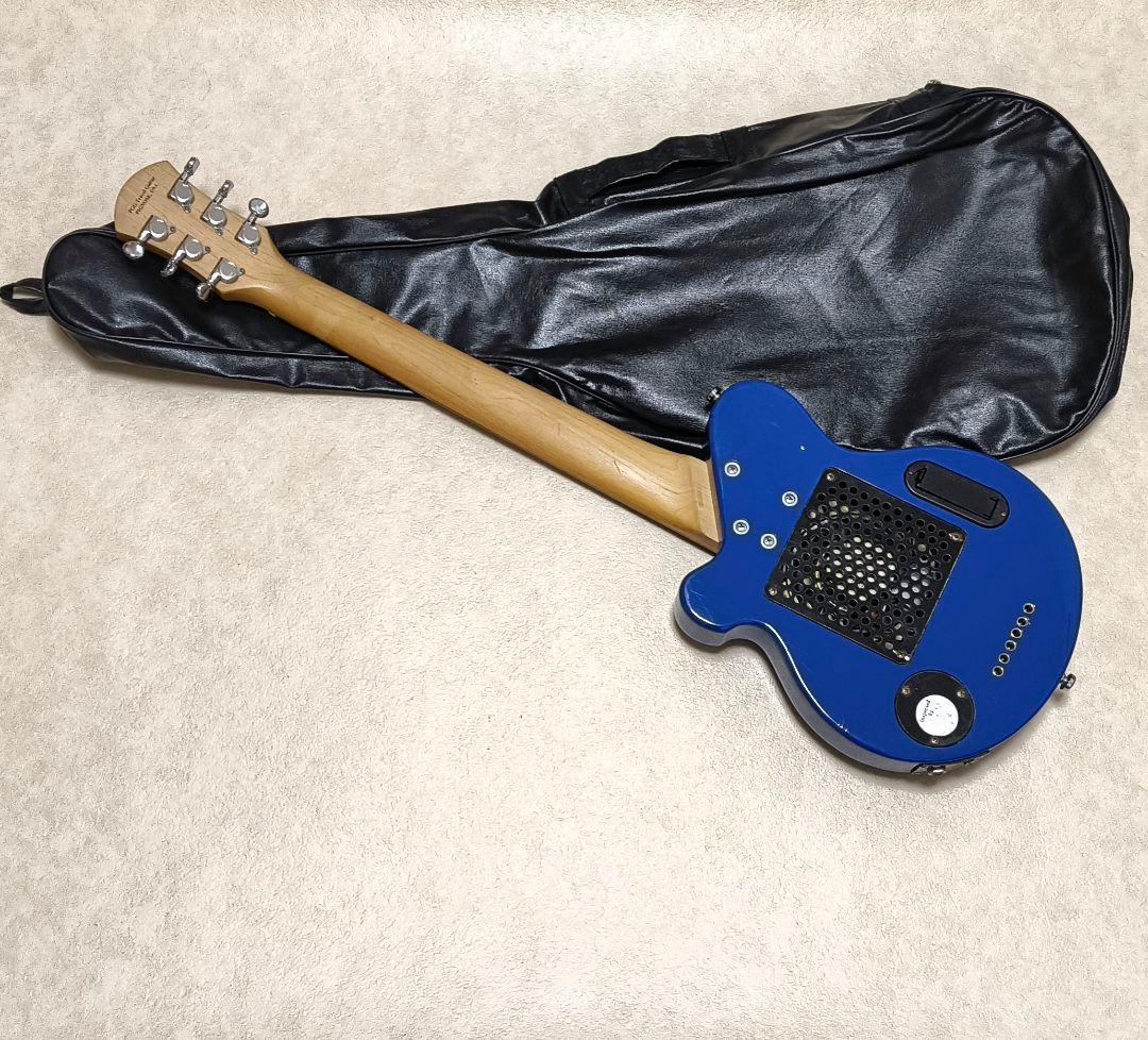 ★美品★PIGNOSE アンプ内蔵ミニギター ブルー ピグノーズ トラベルギター