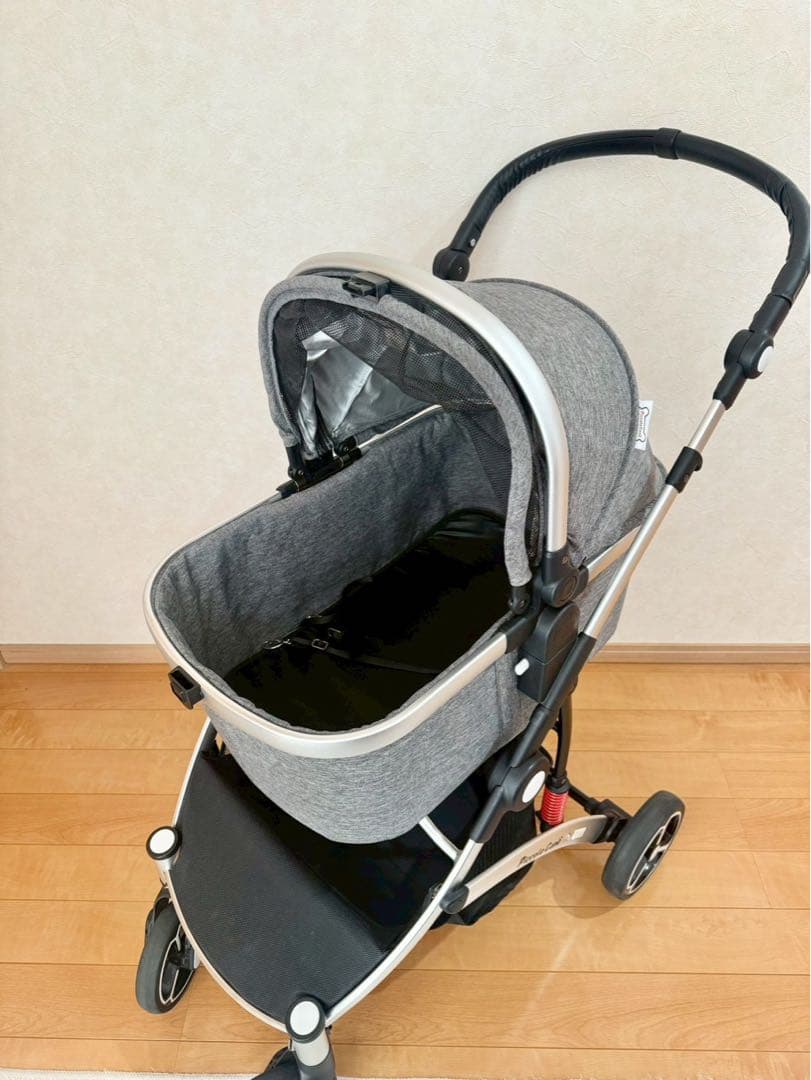 CARINOⅢピッコロカーネ　カリーノ3 未使用ペットカート　グレー