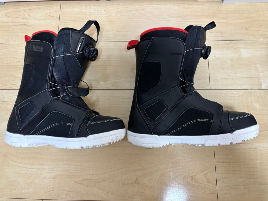 【ケース付】Salomon スノーボードブーツ ブラック　27.5cm