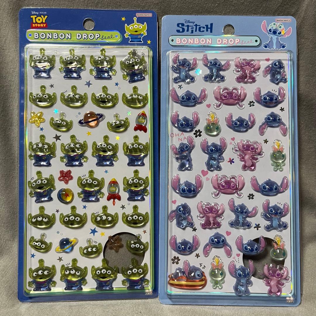 【正規品】　ディズニー　第一弾　ボンボンドロップシール　4種セット