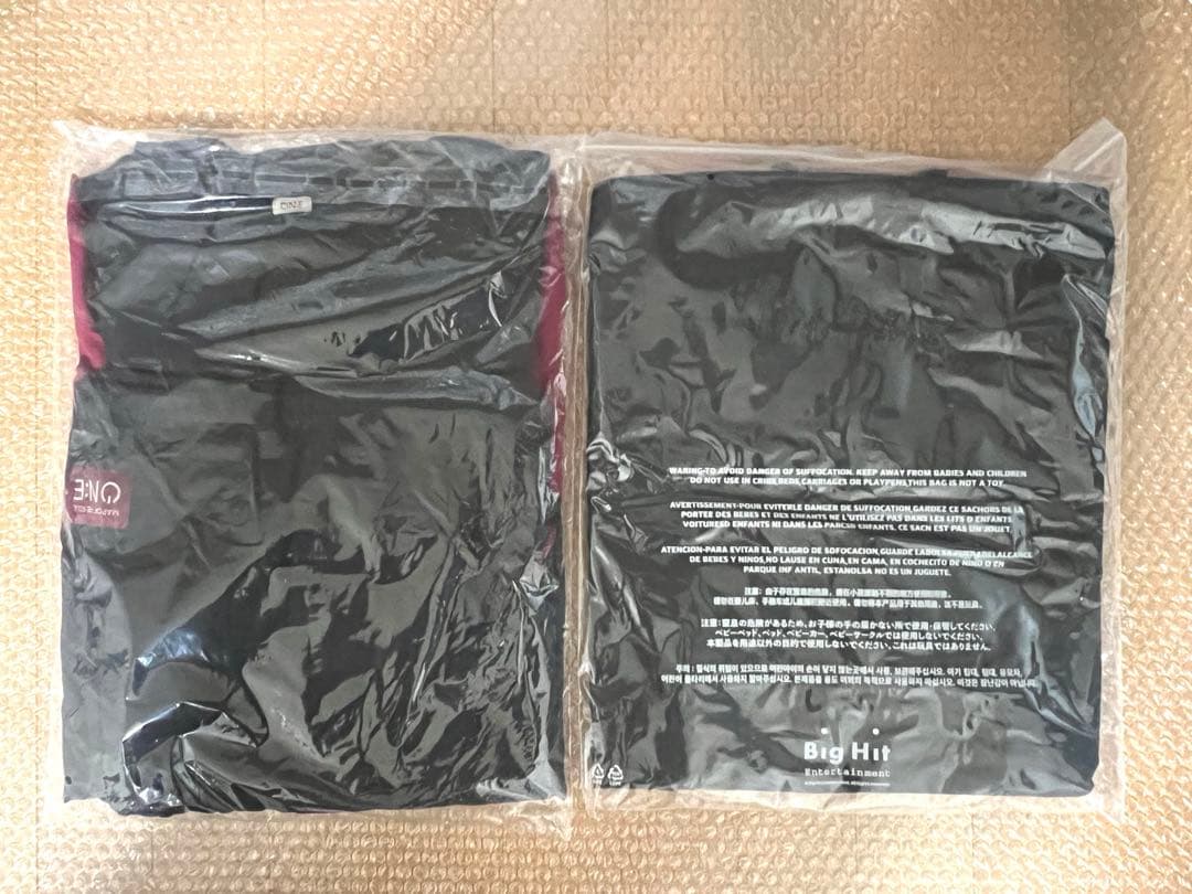 BTS 公式 ANORAK ブラック F & ANORAK 03 L セット