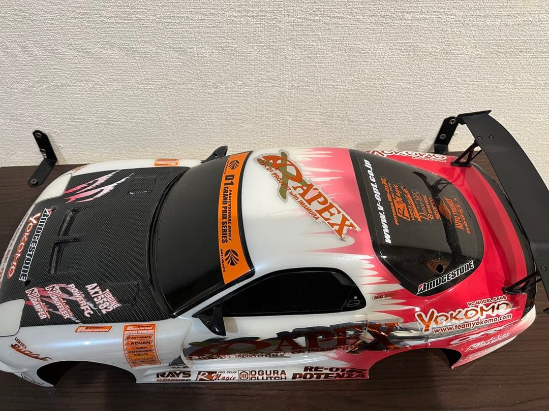 ヨコモAPEX FD3S RX7 ボディ、デカールセット