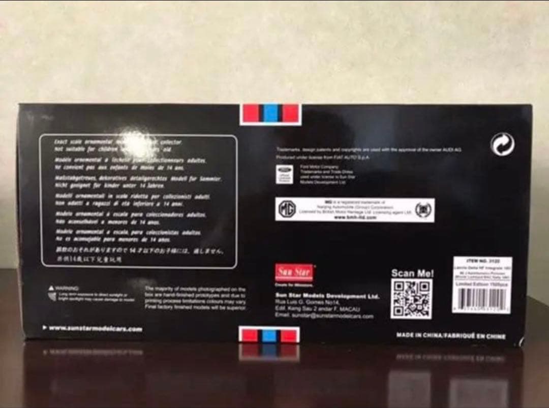 1/18 サンスター ランチアHFインテグラーレ16V 1991 優勝車