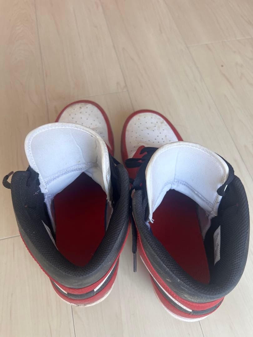 Nike,Jordan 1,赤白黒 スパイクシューズ ハイカット,CM 28.5