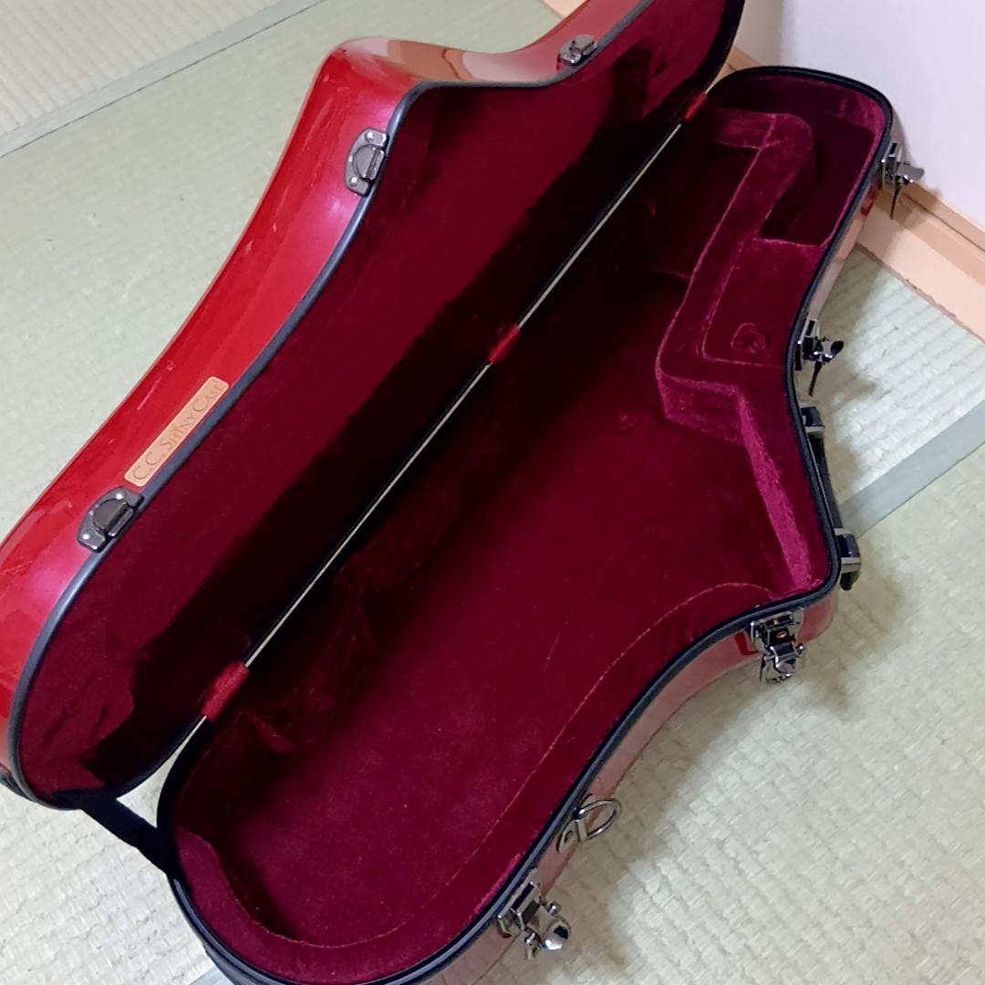 CCシャイニー テナーサックスケース　鍵付き