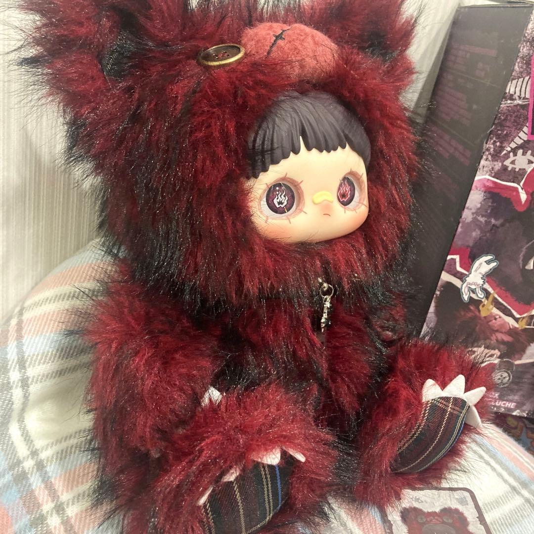 Maymei メイメイ新作　反逆シリーズ　うさぎ　赤　ぬいぐるみ　リュック