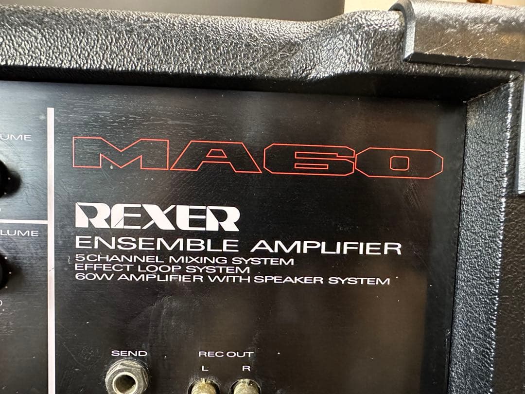 トム・ソーヤ 　REXER　60WアンサンブルPAアンプ　MA-60