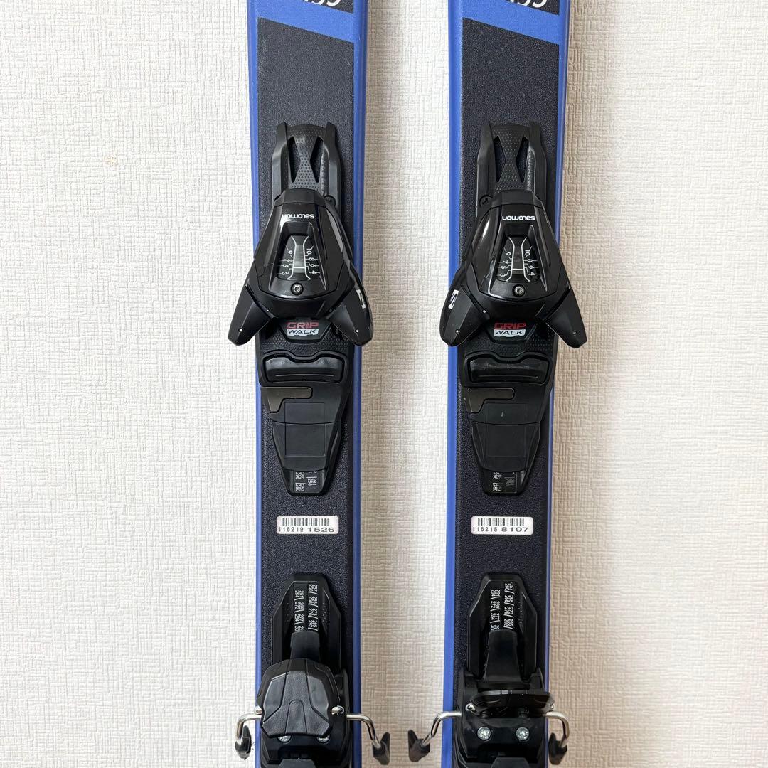 美品 SALOMON サロモン スキー板 155 PLUS ビンディング付き