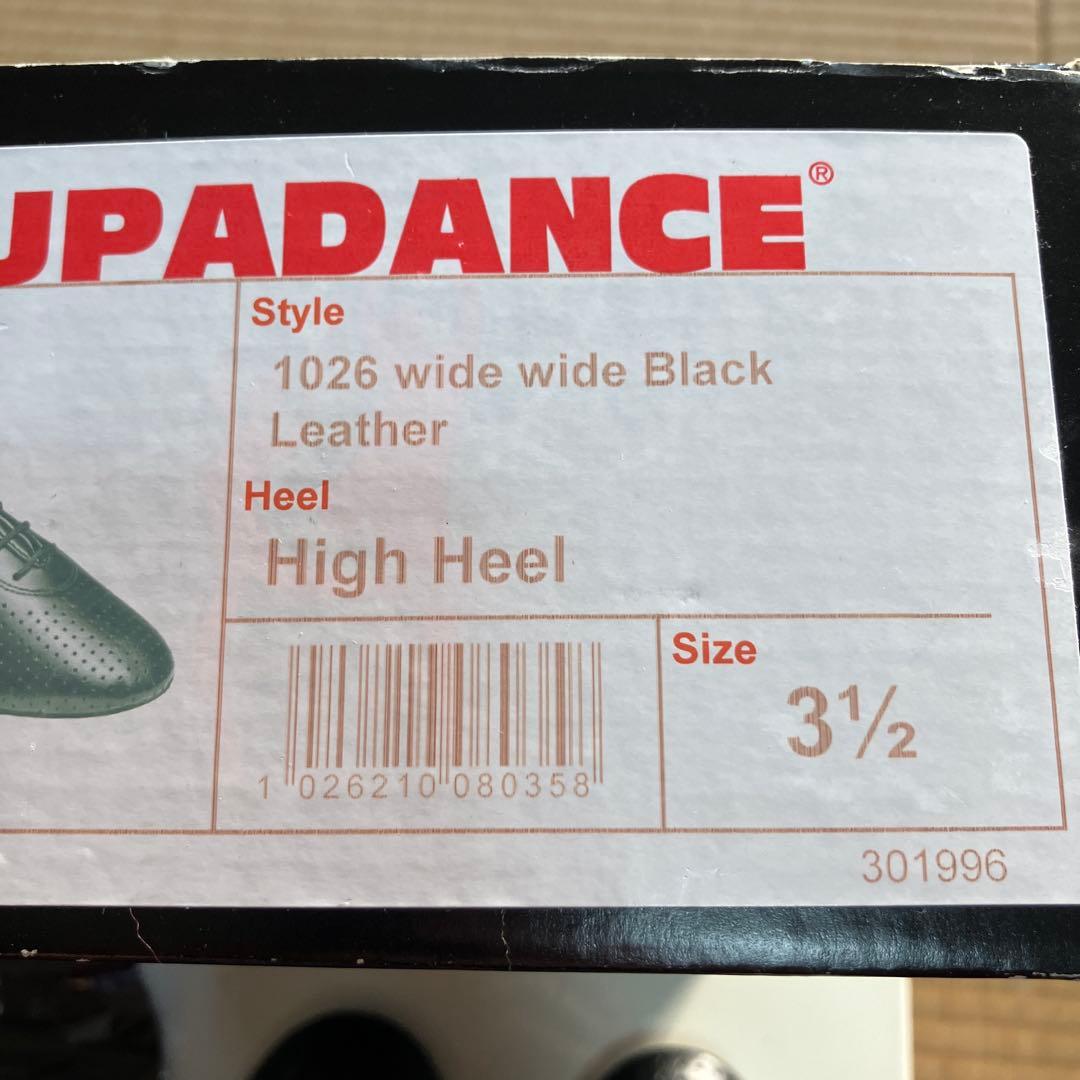 SUPADANCE LONDON ENGLAND 社交ダンスシューズ ブラック