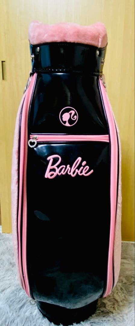 Barbie ゴルフバックレディース　ブラック（エナメル）