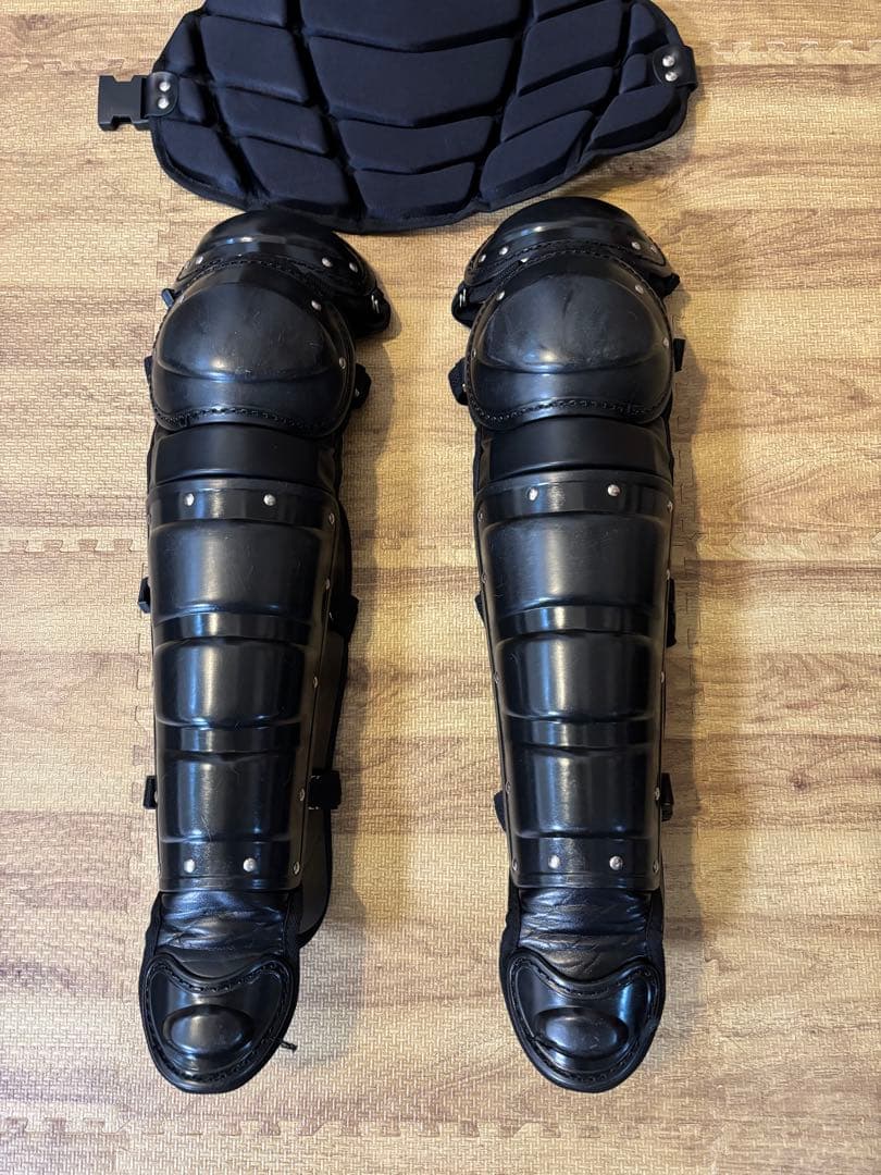 ZETT ブラック 硬式 キャッチャー用 プロテクターセット