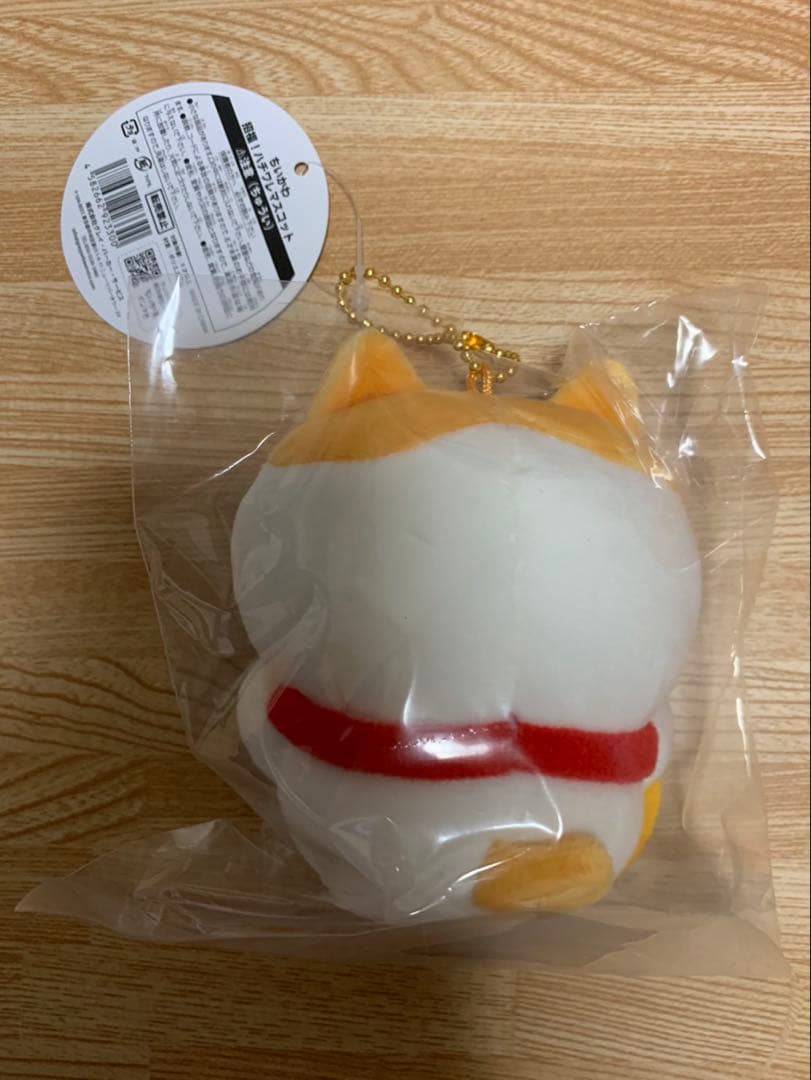 招福！ハチワレぬいぐるみS マスコット　 だるまになっちゃった！