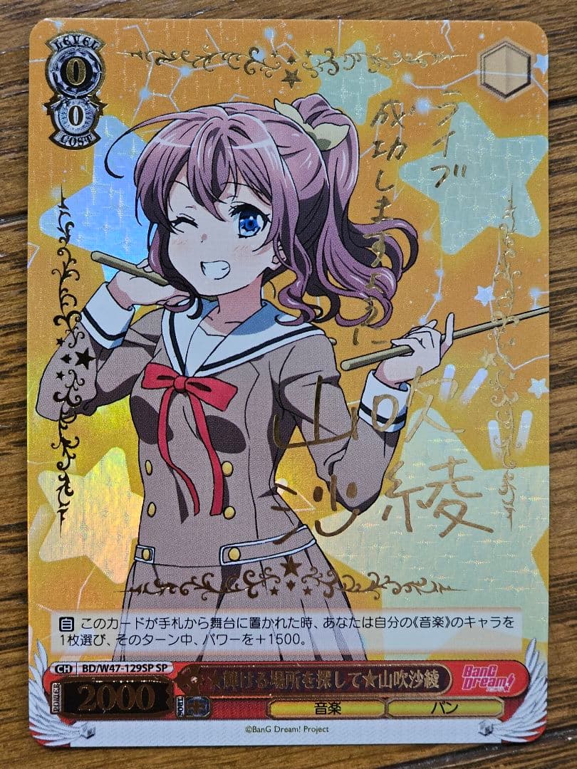 バンドリ　きらきらカードコレクション ポピパ箔押し5枚セット カード入れ付き