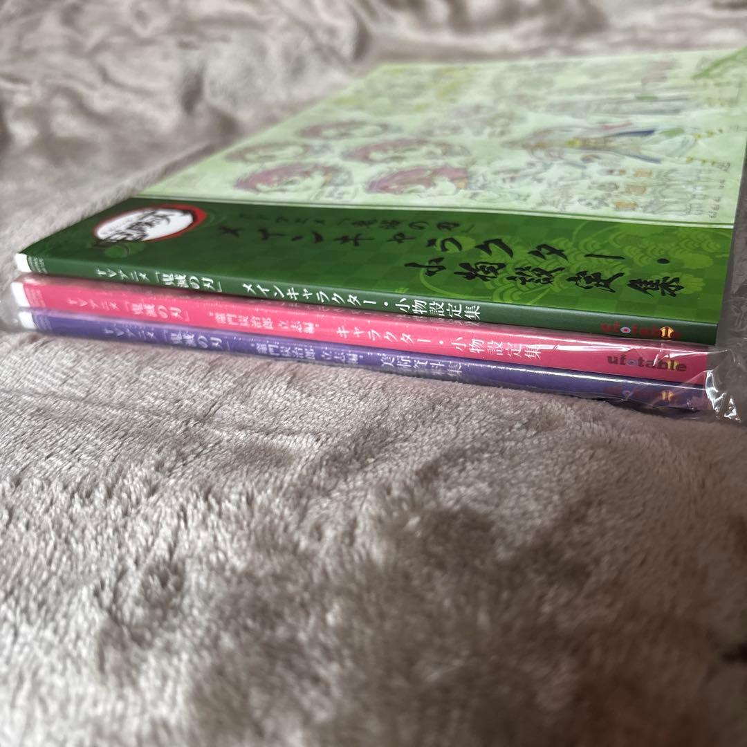 【限定ポストカード付】鬼滅の刃 竈門炭治郎立志編 設定資料集 3冊セット