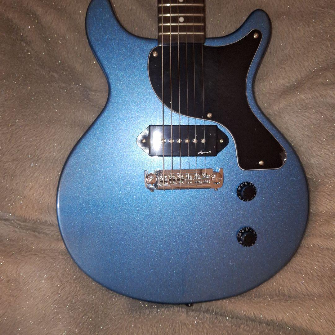 ギター Harley Benton DC-Junior Pelham Blue