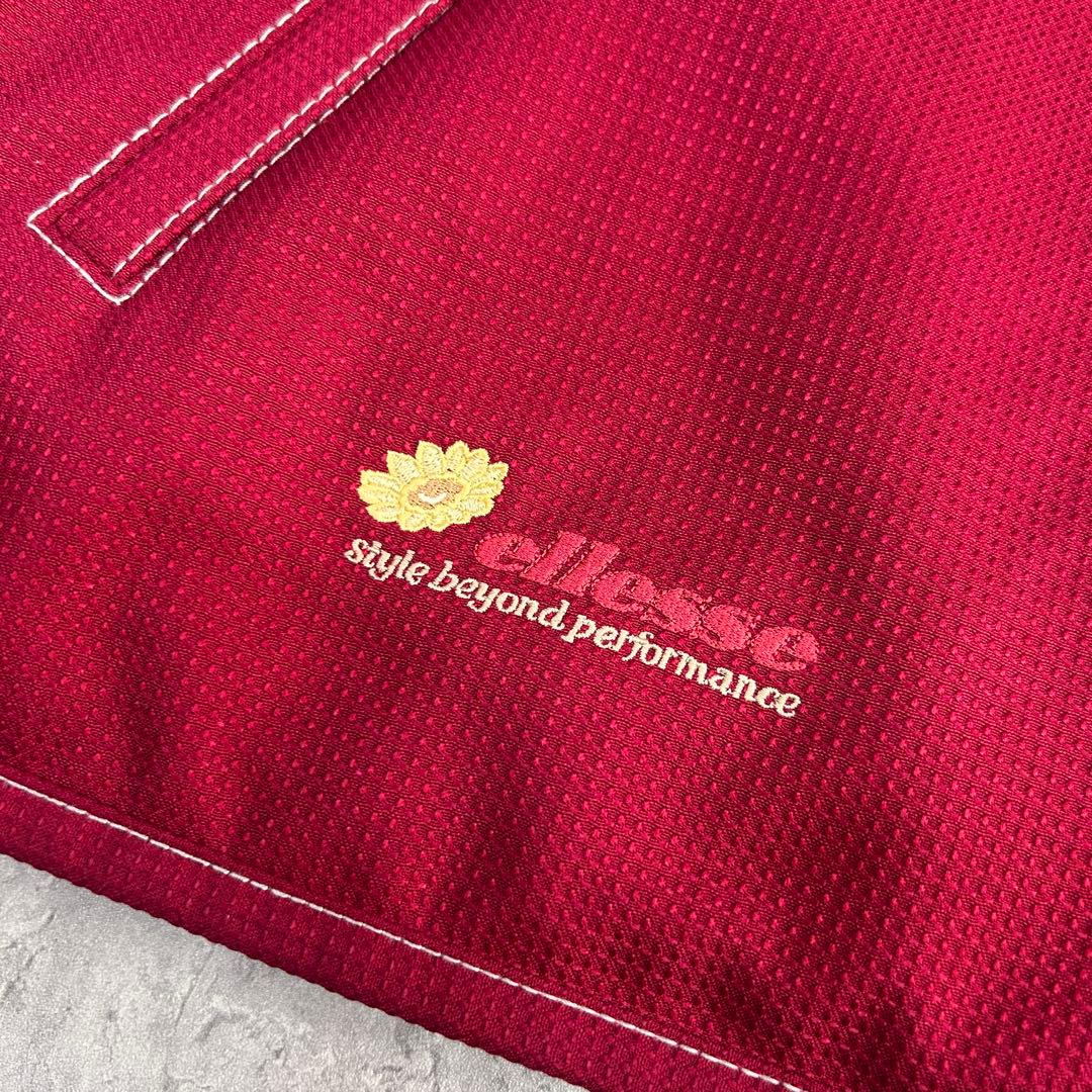 A803【未使用級】エレッセ スキーウェア 上下セット レディースL 花柄刺繍