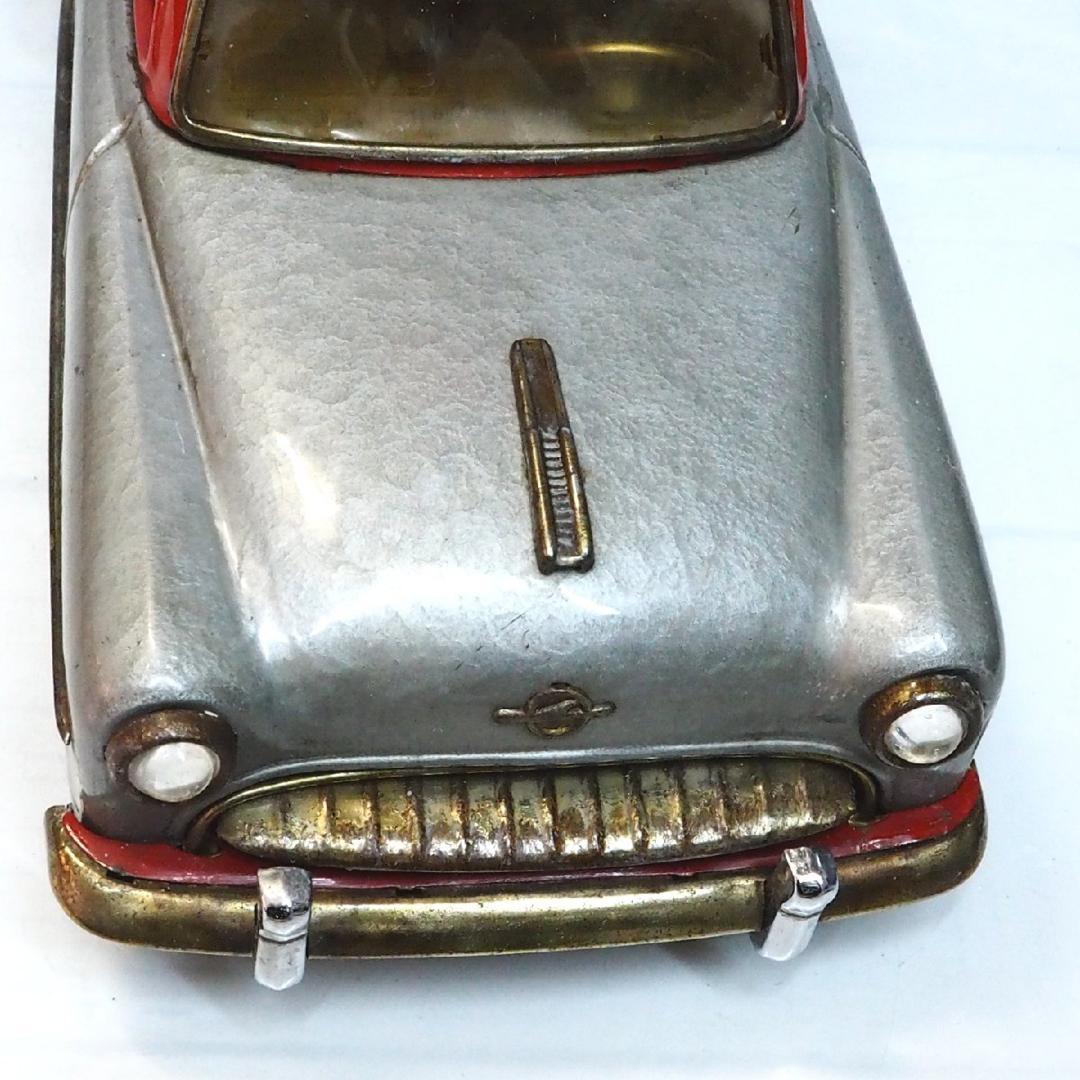 米澤【オペル オリンピア レコルト シルバー大】ブリキtin toy car箱無