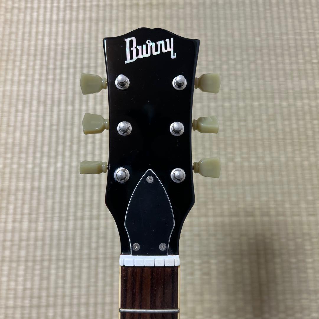 Burny バーニー レスポールタイプ エレキギター オレンジ※テールピース欠品
