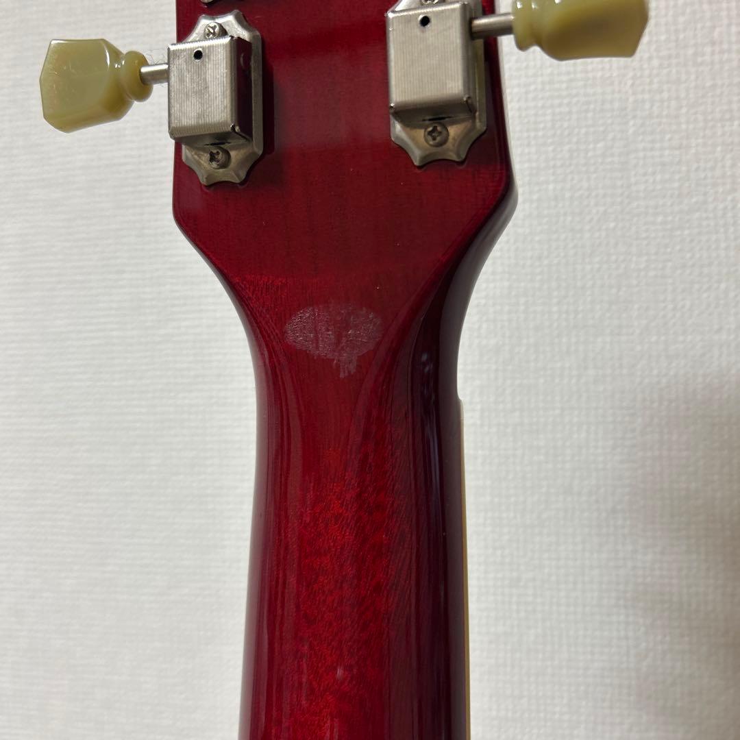 Burny バーニー レスポールタイプ エレキギター オレンジ※テールピース欠品