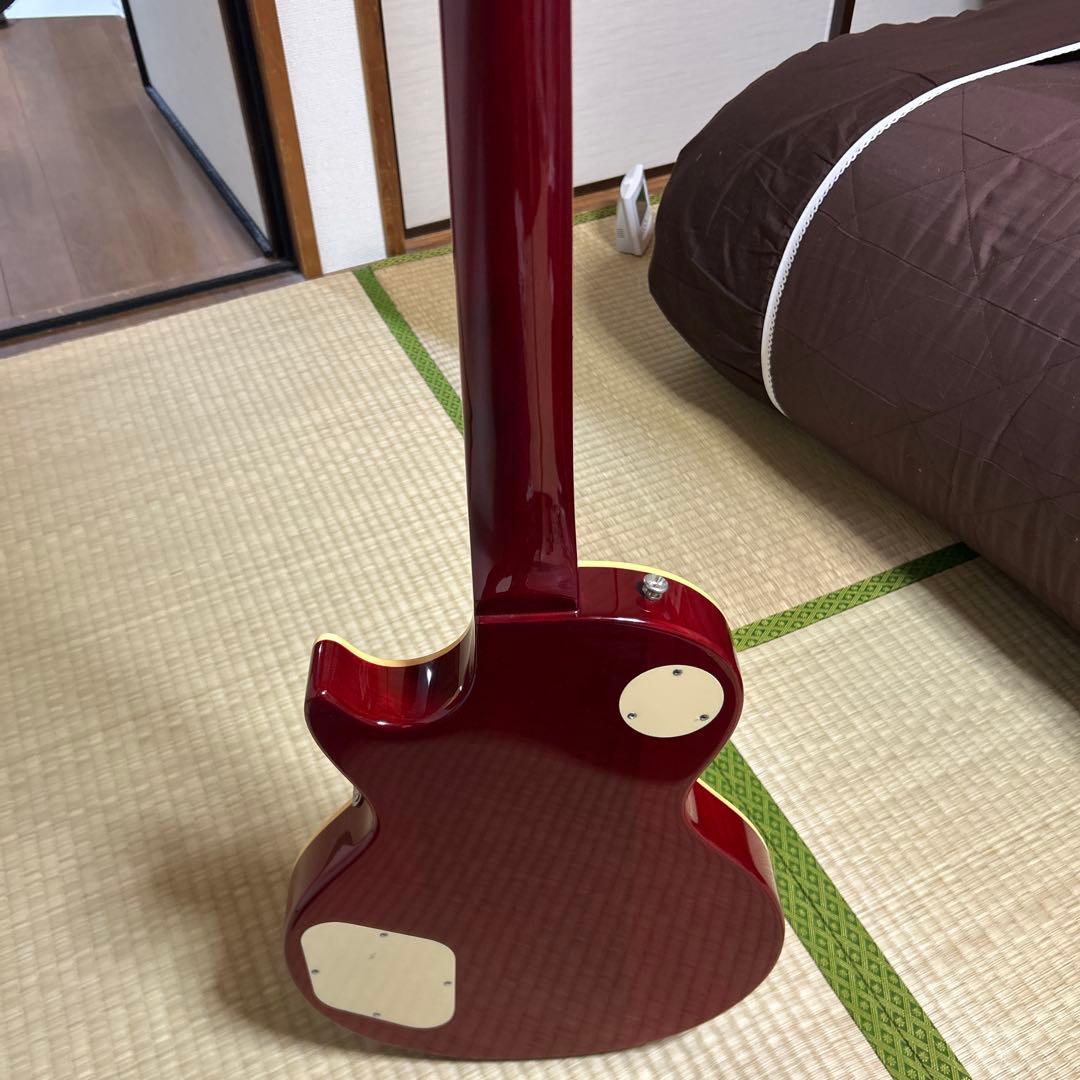 Burny バーニー レスポールタイプ エレキギター オレンジ※テールピース欠品