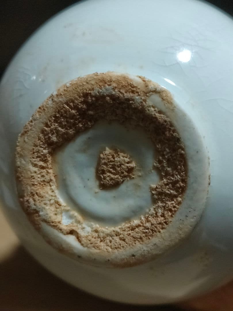 ト*ん様 李朝白磁　徳利　花瓶　時代物　分院　朝鮮美術