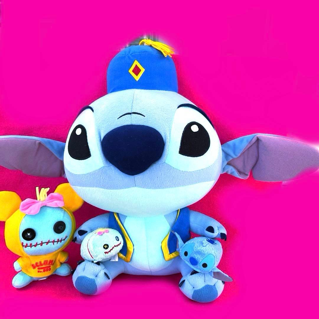 スティッチ　スクランプ ぬいぐるみ Stitch ディズニー　激レア　4点セット