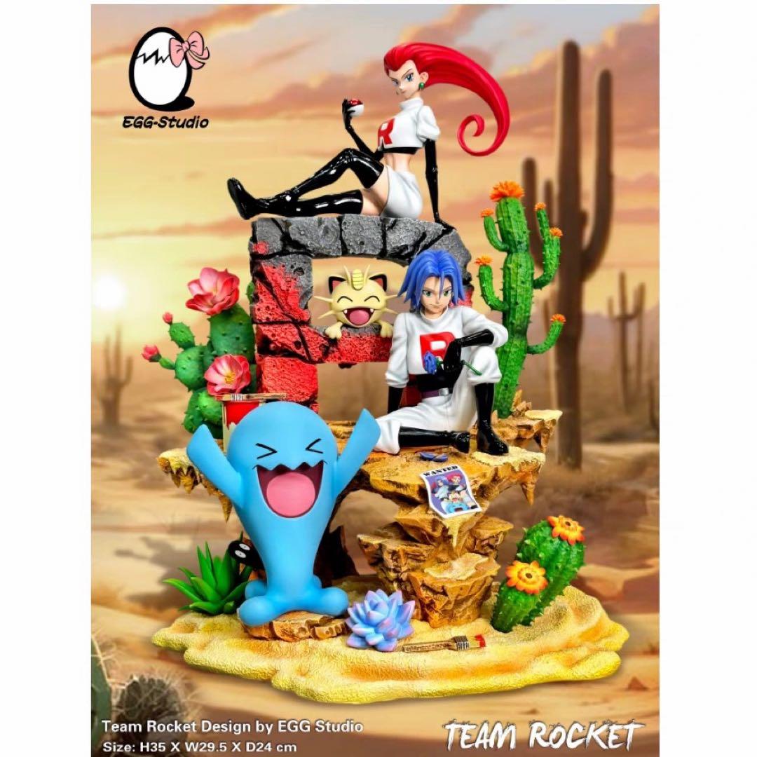 ポケモンガレージキット　Team Rocket フィギュア EGG Studio