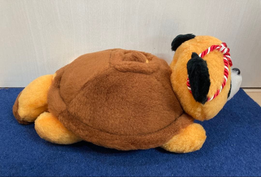ぬいぐるみ　三英　たぬき　レトロ　当時物